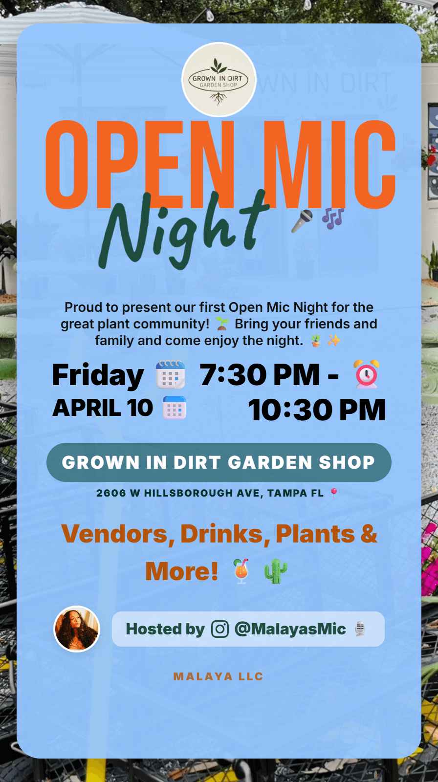 Open Mic Night Flyer